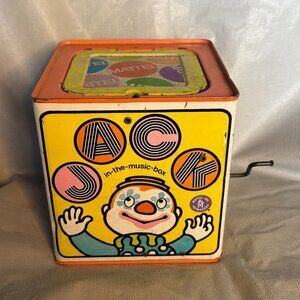 Vintage Mattel, Jack in the Box, Clown from 1971